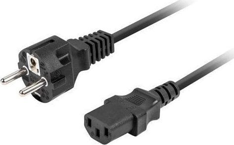 Cablu de alimentare Lanberg Cablu de alimentare Lanberg CEE 7/7 -> IEC 320 C13 1,8m VDE negru drept
