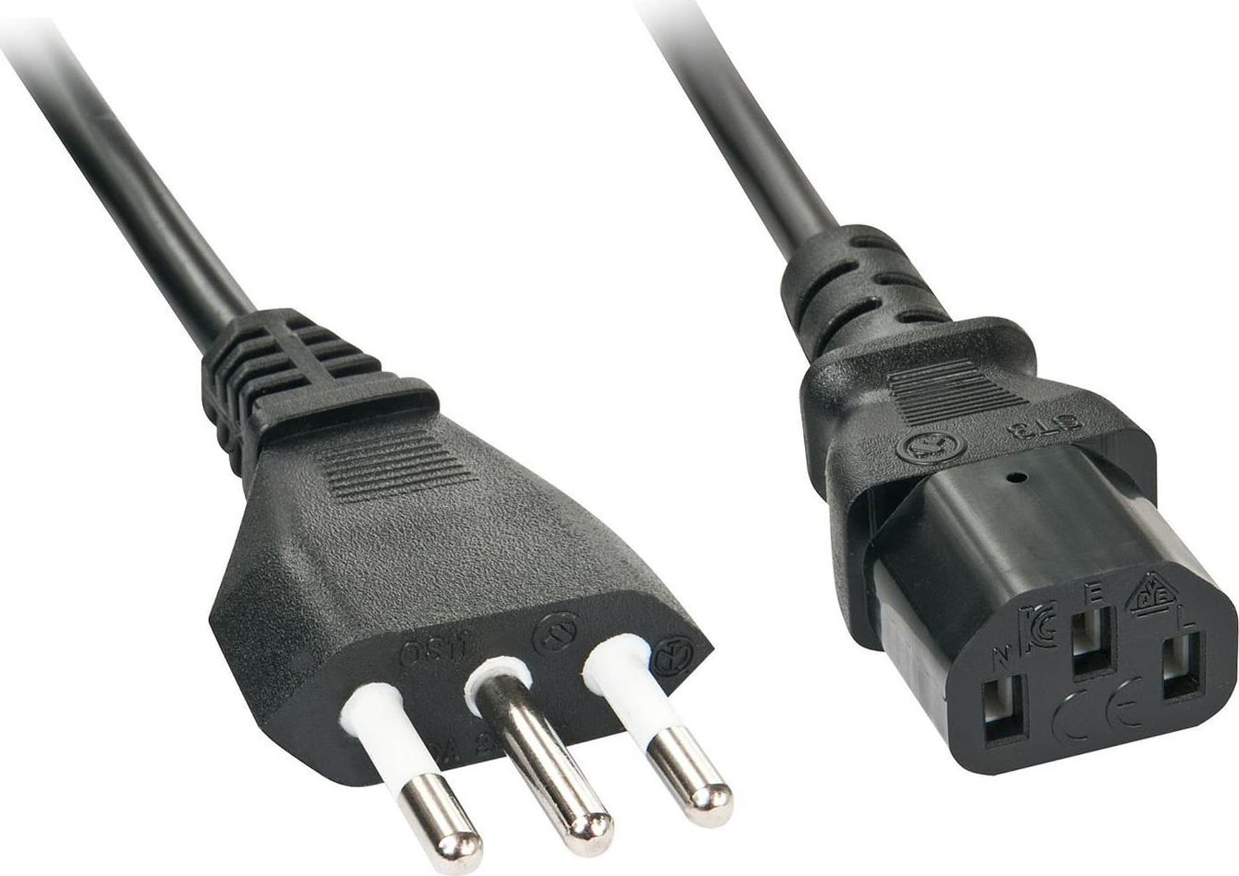 Kabel zasilający Lindy Lindy IEC-Netzkabel Italien IEC320 C1 5m