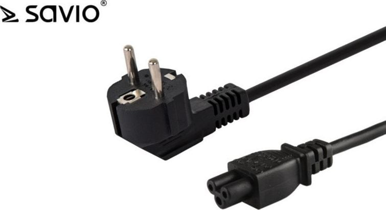 Cablul de alimentare pentru laptop trifoiul Savio 1.2m CL-67, multi-pack 10 buc., Savio 3pin-CL-67Z