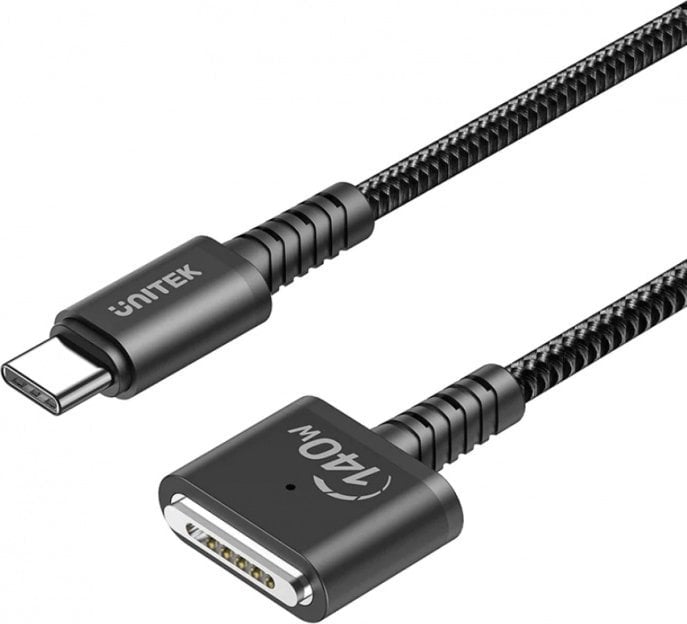 Kabel zasilający Unitek Unitek Kabel zasilający USB-C - MagSafe 3 140W 3 m