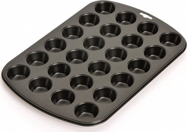 Forma prajituri, Kaiser Inspiration Muffin World Mini, Metal, Negru