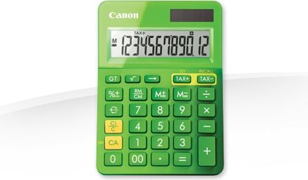 Calculator de birou Canon LS-123K, 12 Digit, Verde