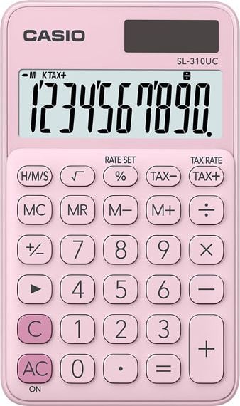 Calculatoare de birou - Calculator Casio birou 10 digits sl-310uc, roz