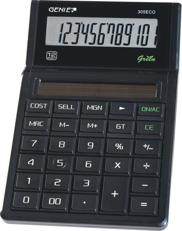 Calculator Genie GENIE Taschenrechner 205 ECO (blauer Engel)