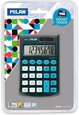 Calculator milan Kalkulator kieszonkowy Pocket Touch 150908KBL czarno - albastru - WIKR-952600