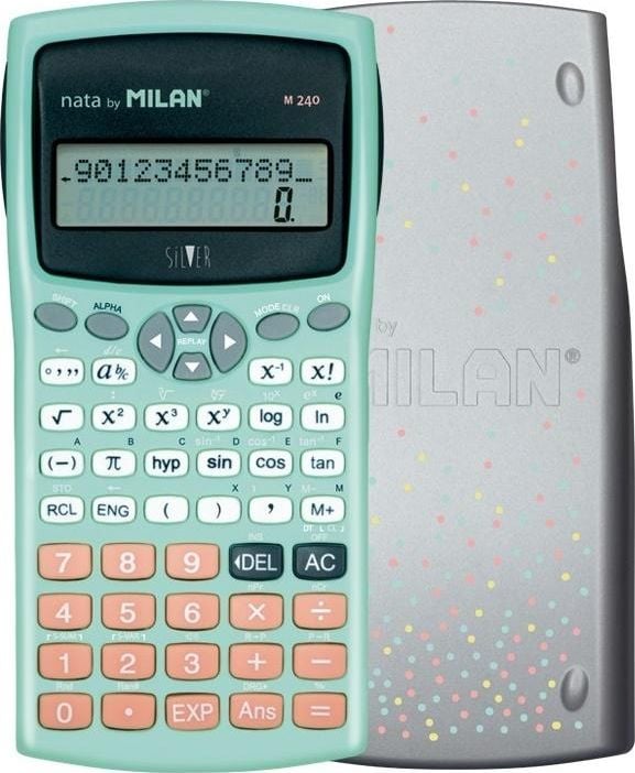 Calculator Milan Calculator stiintific 240 functii argintiu MILAN