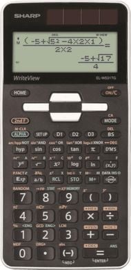 Calculatoare de birou - Calculator stiintific SHARP 16 digits, 422 functiuni, 166x80x14 mm, dual power, alb