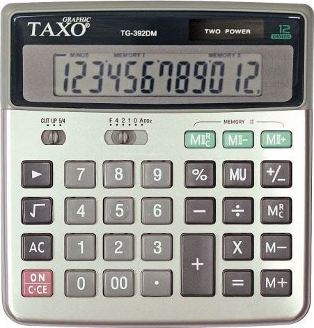 Calculator Titan Calculator Taxo Tg-392dm Silver Titanium