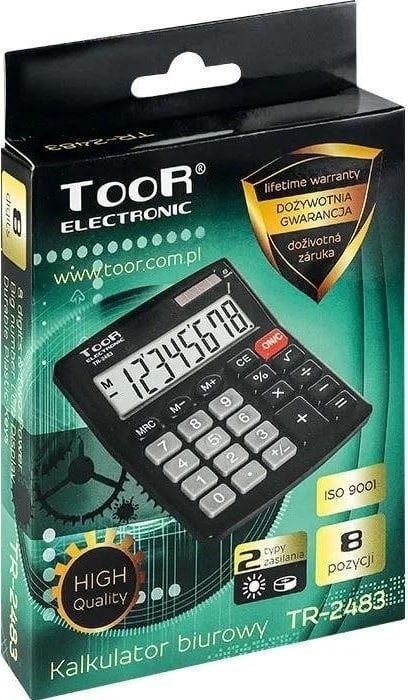 Calculatoare de birou - Calculator TOOR TR-2483 Calculator desktop TOOR cu 8 cifre