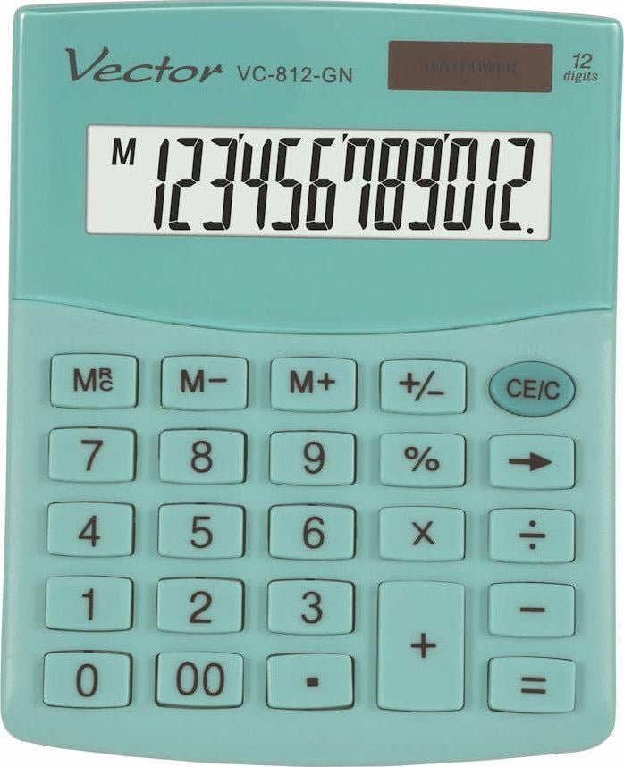 Calculator Vector Smart 3724 KAV VC-812 GN