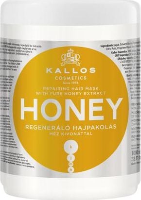 Kallos Repairing Hair Mask masca regeneranta de par Honey 1000ml