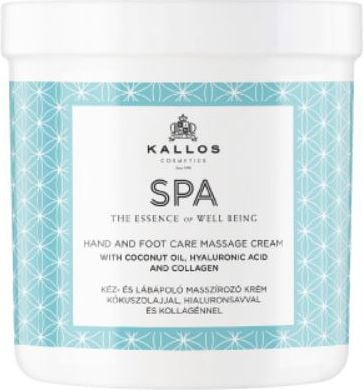 Kallos SPA Massage Cream Crema pentru un masaj ingrijitor al mainilor si picioarelor 500 ml
