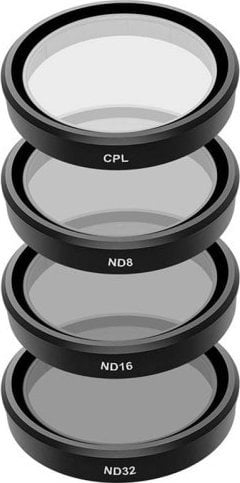 Camera Telesin Set 4 filtre TELESIN CPL/ND8/ND16/ND32 pentru DJI Osmo Action 3