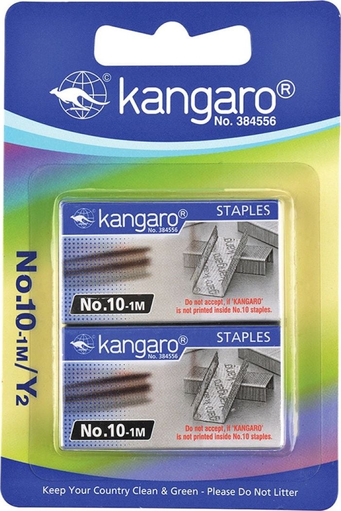 Capse cangur KANGARO, nr. 10-1M, 2x1000 buc, blister