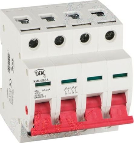 Comutator izolator modular Kanlux 63A 4P KMI-4/63A 27250