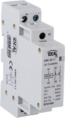 Contactorul modular 20A 4Z 0R 230V AC KMC-20-40 (23241)