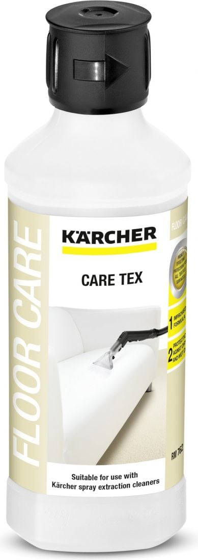 Detergent lichid Karcher Care Tex RM 762 pentru materiale textile, 500 ml