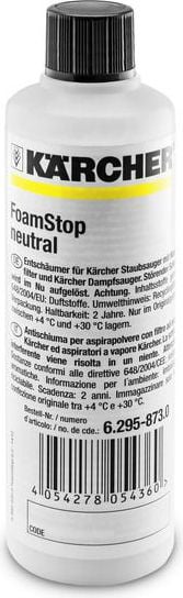 Antispumant inodor Karcher FoamStop 6.295-873.0 pentru aspiratoare, 125 ml