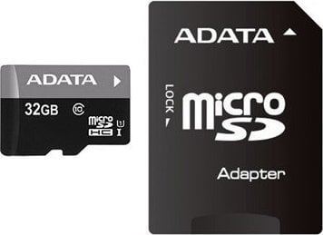 Card ADATA Premier MicroSDHC de 32 GB clasa 10 UHS-I/U1 (AUSDH32GUICL10-PA1)