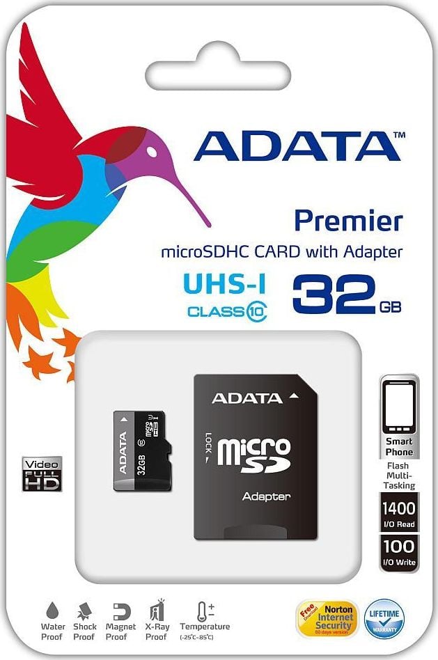 Card de memorie adata 32GB (AUSDH32GUICL10-RA1)