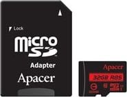 MicroSDHC Card Apacer 32GB clasa 10 UHS-I cu adaptor, 85MB/s