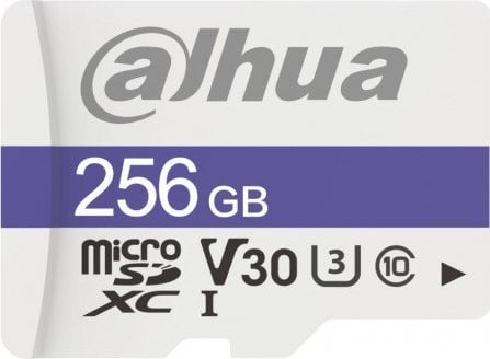 Placă MicroSDXC TF-C100 Dahua Technology 256GB Clasa 10 U3 V30 (TF-C100/256GB)