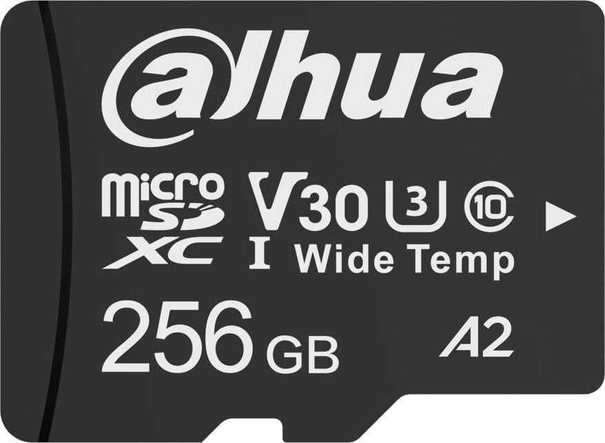 Placă MicroSDXC TF-W100 Dahua Technology 256GB Clasa 10 U1 A2 V10 (TF-W100-256GB)