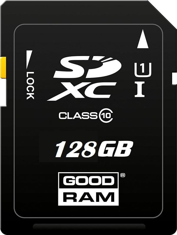 Placă SDXC GoodRam S1A0 de 128 GB clasa 10 UHS-I (S1A0-1280R12)