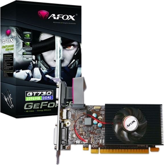 Placă grafică AFOX GeForce GT 730 2GB GDDR3 (AF730-2048D3L6)