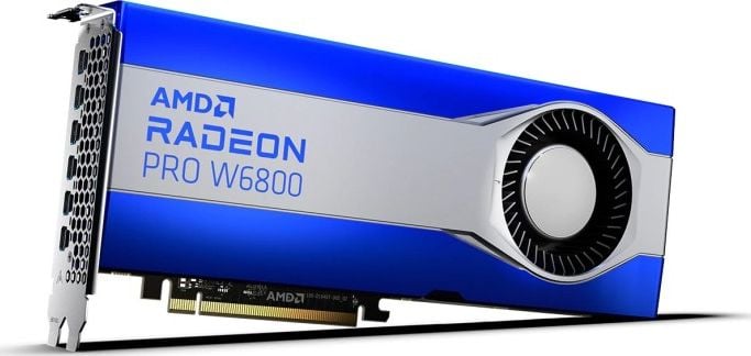 Placa video AMD Radeon Pro W6800, 32GB, GDDR6 (100-506157)