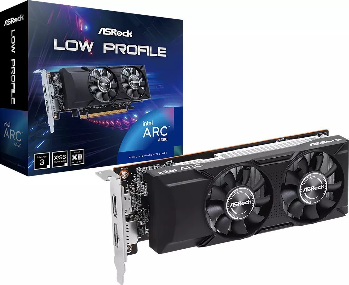 Karta graficzna ASRock Asrock Intel ARC A380 Low Profile 6GB OC GDDR6 VGA Card retail