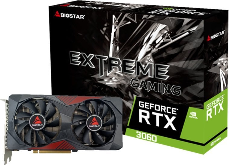 Karta graficzna Biostar GeForce RTX 3060 12GB GDDR6 (VN3606RML9)