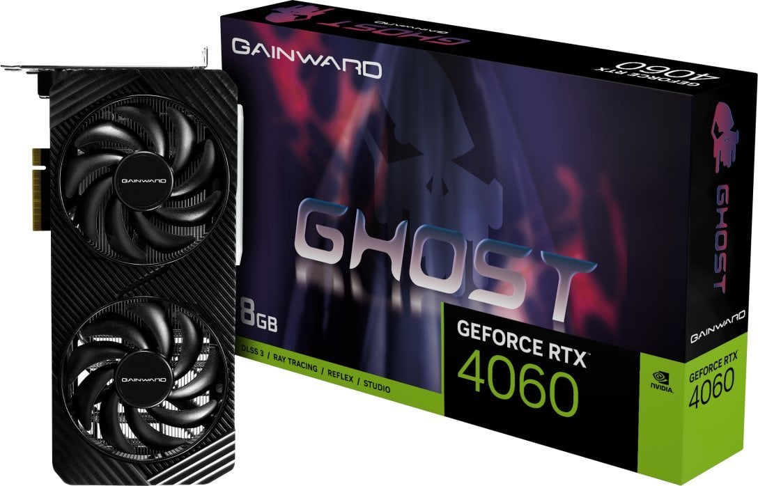 Karta graficzna Gainward GeForce RTX 4060 Ghost 8GB GDDR6 (471056224-4045)