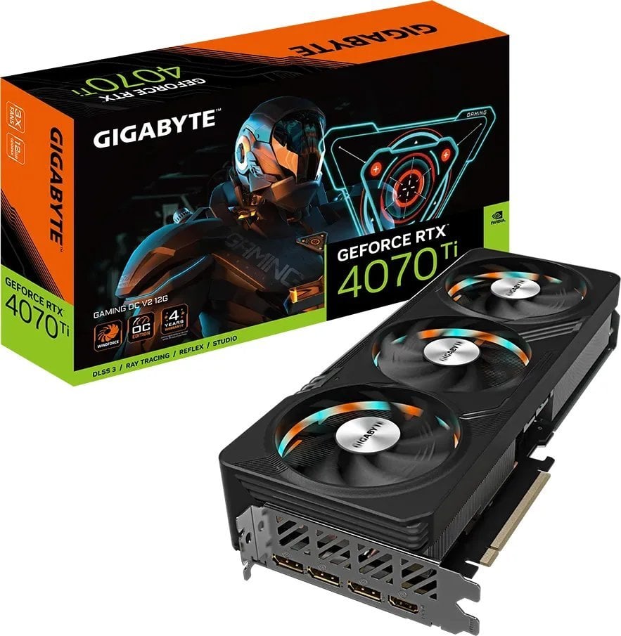 Karta graficzna Gigabyte VGA PCIE16 RTX4070TI 12GB/N407TGAMING OCV2-12GD GIGABYTE