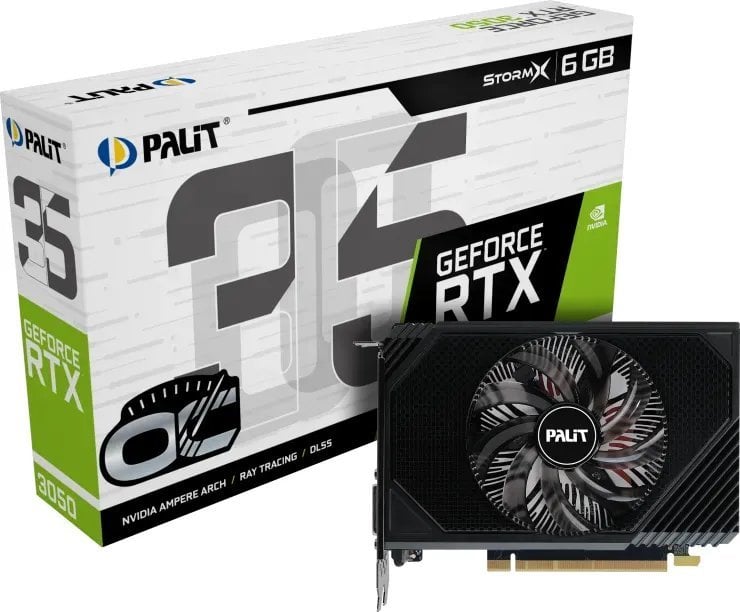 Karta graficzna Palit GeForce RTX 3050 StormX OC 6GB GDDR6 (NE63050S18JE-1070F)