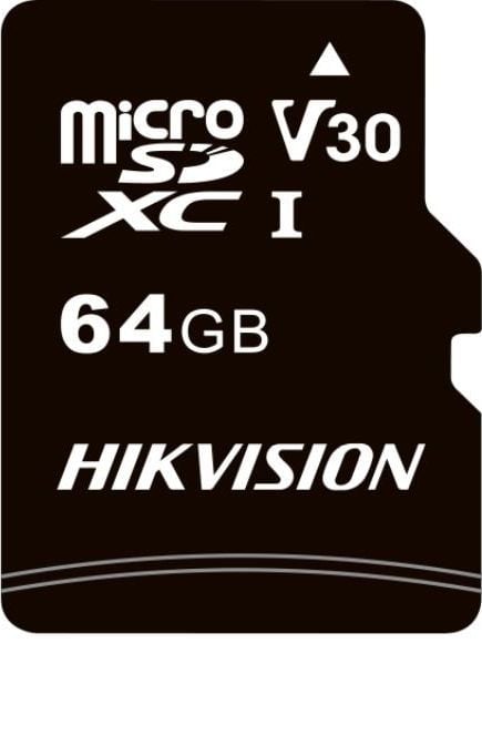 MicroSDHC HIKVISION HS-TF-C1 (STD) 64GB 92/20 MB / sec adaptor Class 10 U1 +