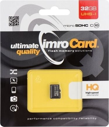 Karta Imro MicroSDHC 32 GB Class 10 UHS-I/U1 (10/32G UHS-I)