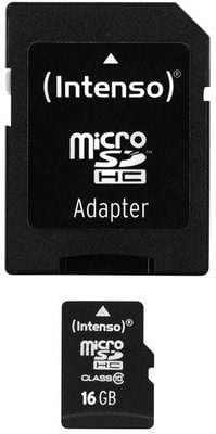 Card Intenso MicroSDHC 16GB clasa 10 (3413470)