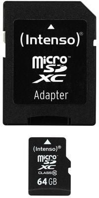 Card Intenso MicroSDXC 64GB clasa 10 (3413490)