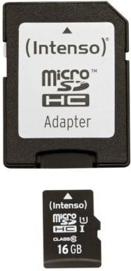 Card MicroSDHC Intenso Premium de 16 GB clasa 10 UHS-I/U1 (3423470)