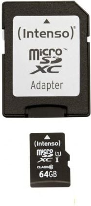 Karta Intenso Premium MicroSDXC 64 GB Class 10 UHS-I/U1 (3423490)