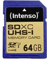 Card Intenso Premium SDXC 64GB Clasa 10 UHS-I (3421490)