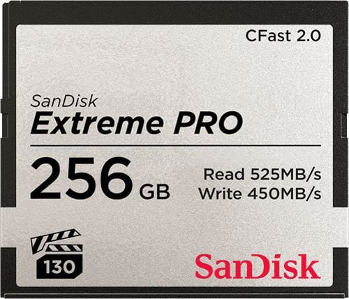 Card de memorie SanDisk Compact Flash Extreme Pro, Cfast 2.0, 256GB