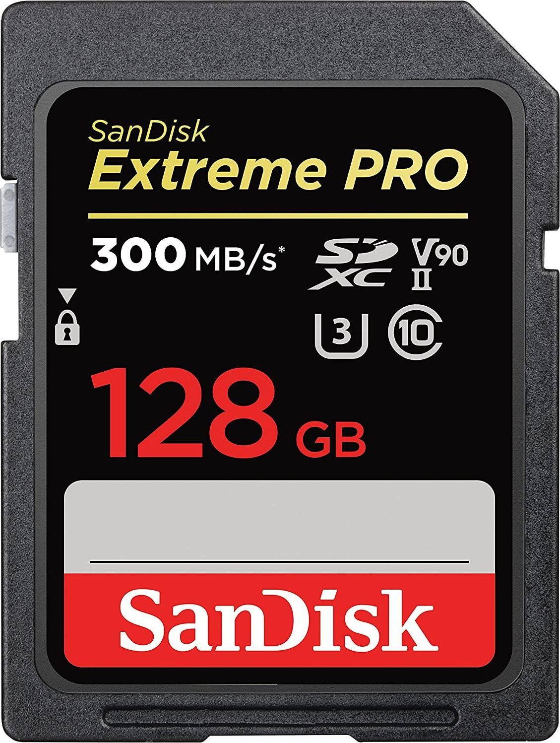 Card de memorie SanDisk Compact Flash Extreme Pro 128 GB, SDXC, 300 MB/s, 2000x, UHS-II, Class 10, U3, V90