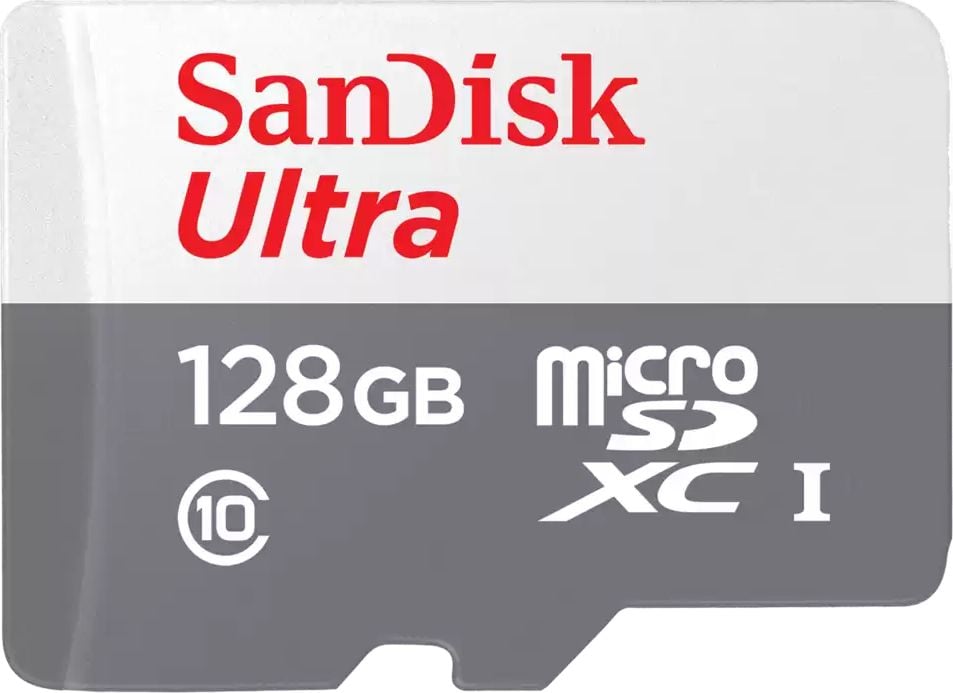 Card SanDisk Ultra MicroSDXC de 128 GB clasa 10 UHS-I (SDSQUNR-128G-GN3MN)