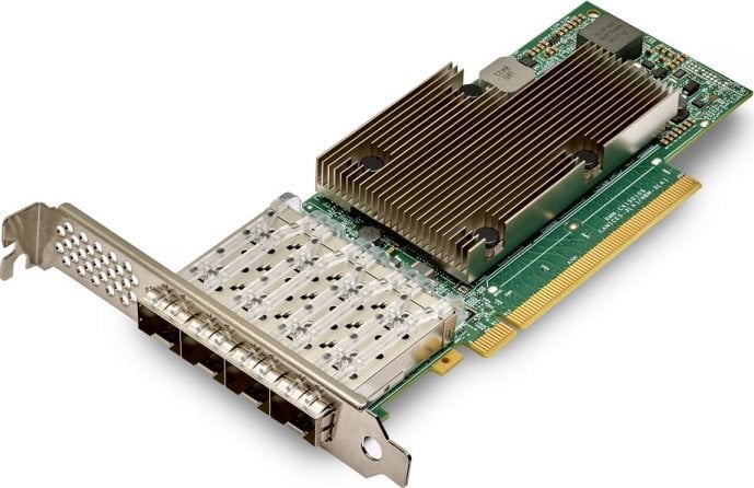 Placi de retea - Controler Broadcom BROADCOM NIC NetXtreme-E Quad-Port 25G PCIe NIC