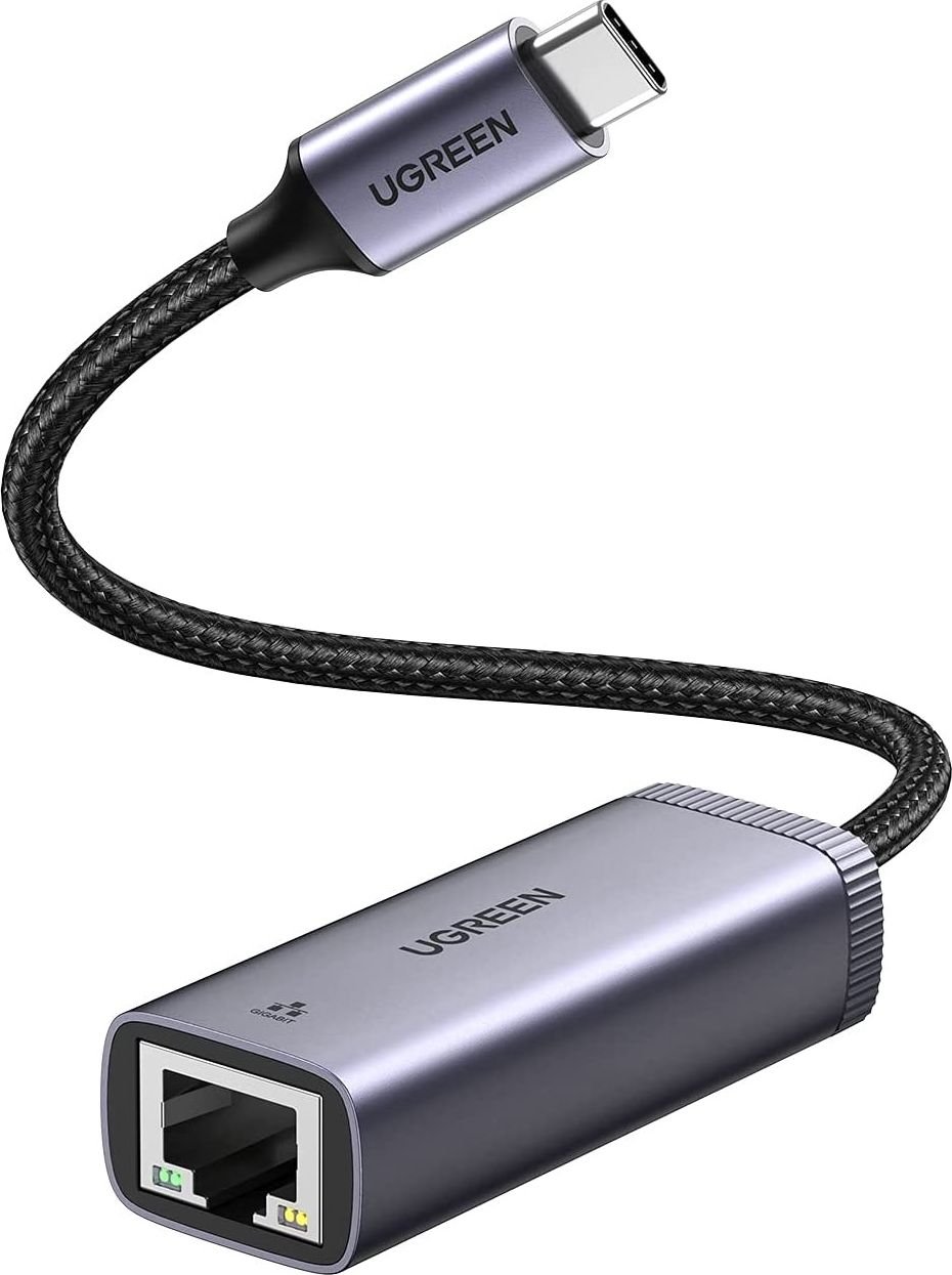 Adaptor Ugreen, USB-C, RJ45, 1 Gbps, Gri (40322 CM483)
