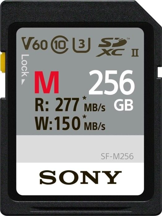 Card Sony SF-M SDXC 256 GB clasa 10 UHS-II/U3 V60 (SFG2M)