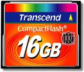 Card memorie Transcend Compact Flash 16GB, 133X