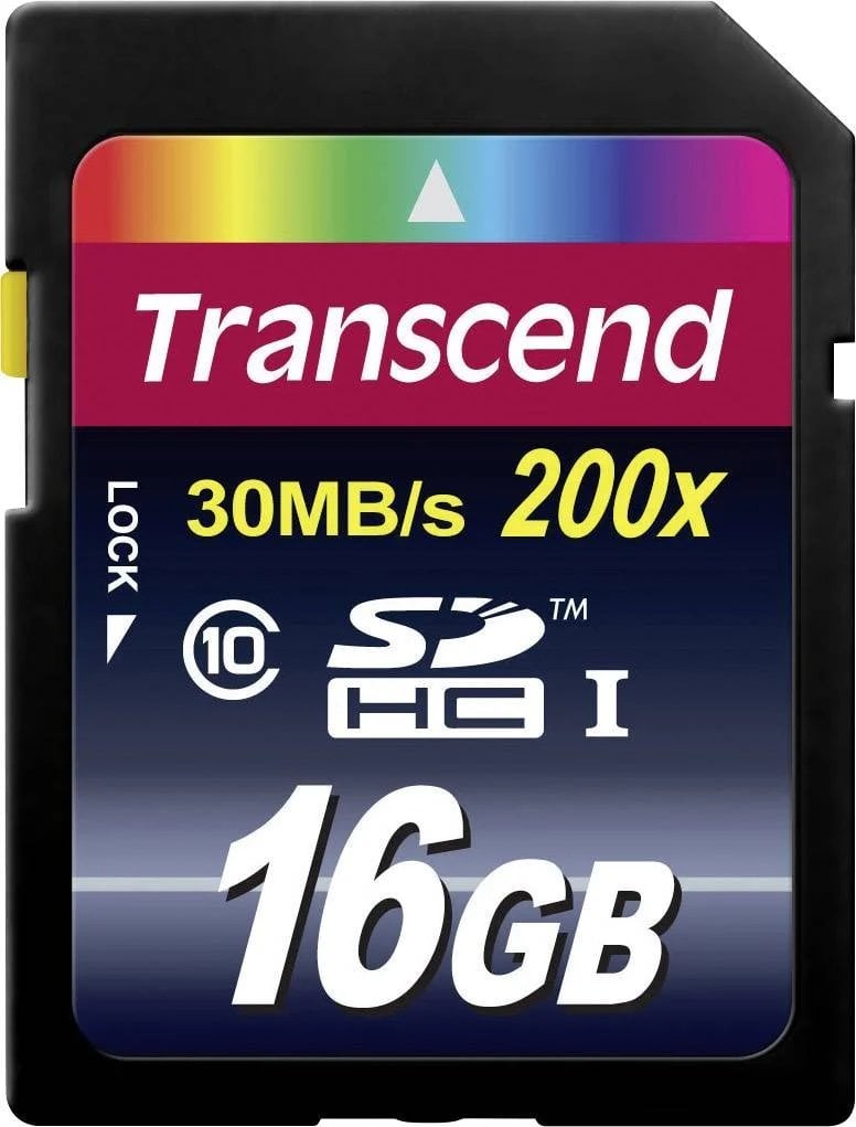 Card Transcend 200x SDHC 16GB clasa 10 (TS16GSDHC10)